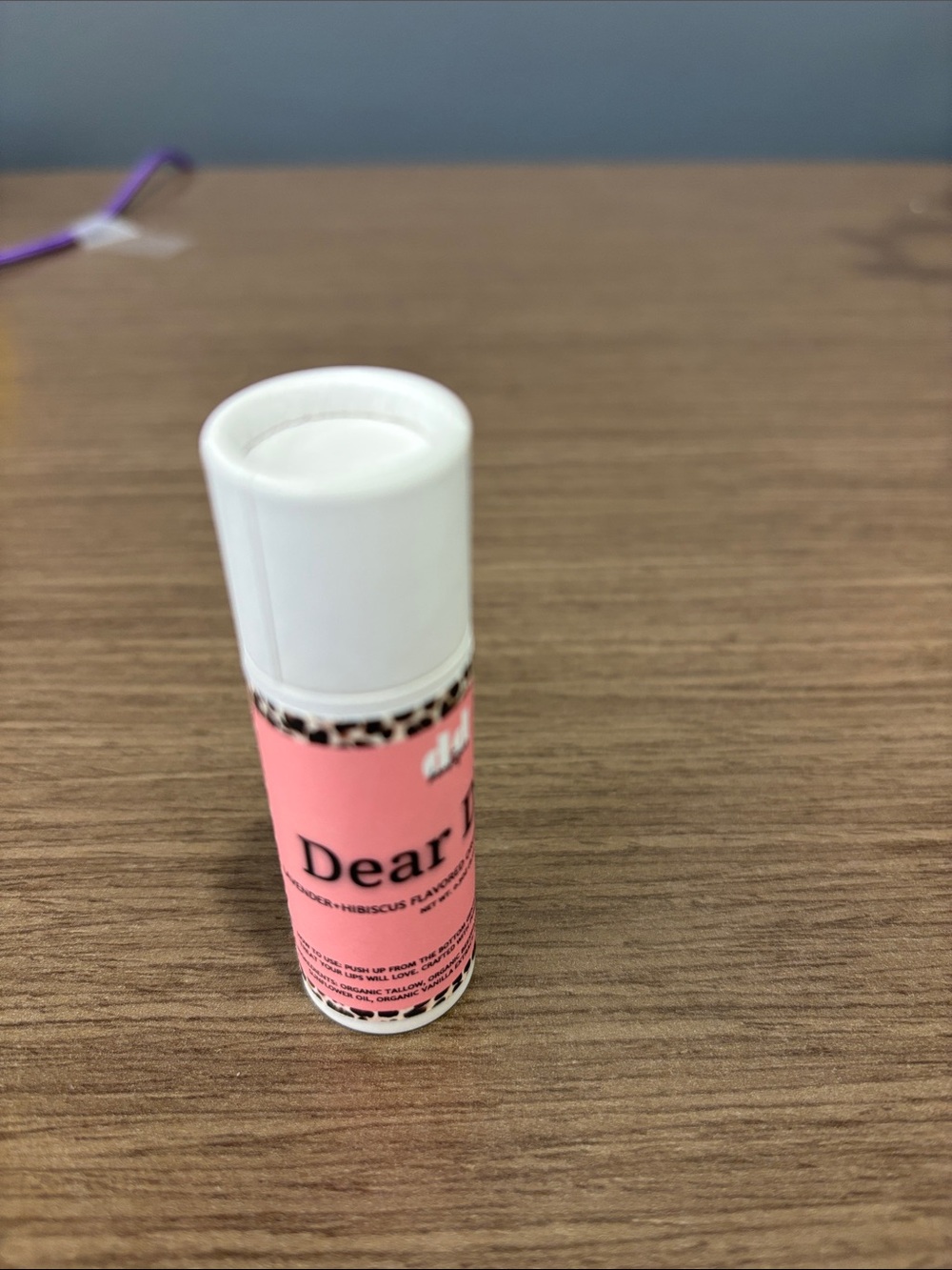 Be Well Dear Diva Hydrating Tallow Lip Balm Lavender Hibiscus